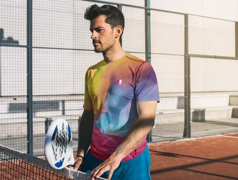 t shirt mockup featuring a tennis player holding a racket on the court m21054 r el2 480x480